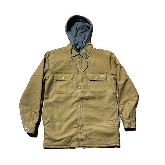 Dickies - Hooded Duck Insulated Shacket - ( Brown Duck )
