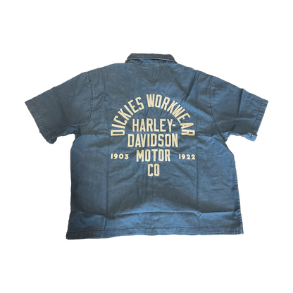 Dickies X Harley Davidson Woven Denim Shirt