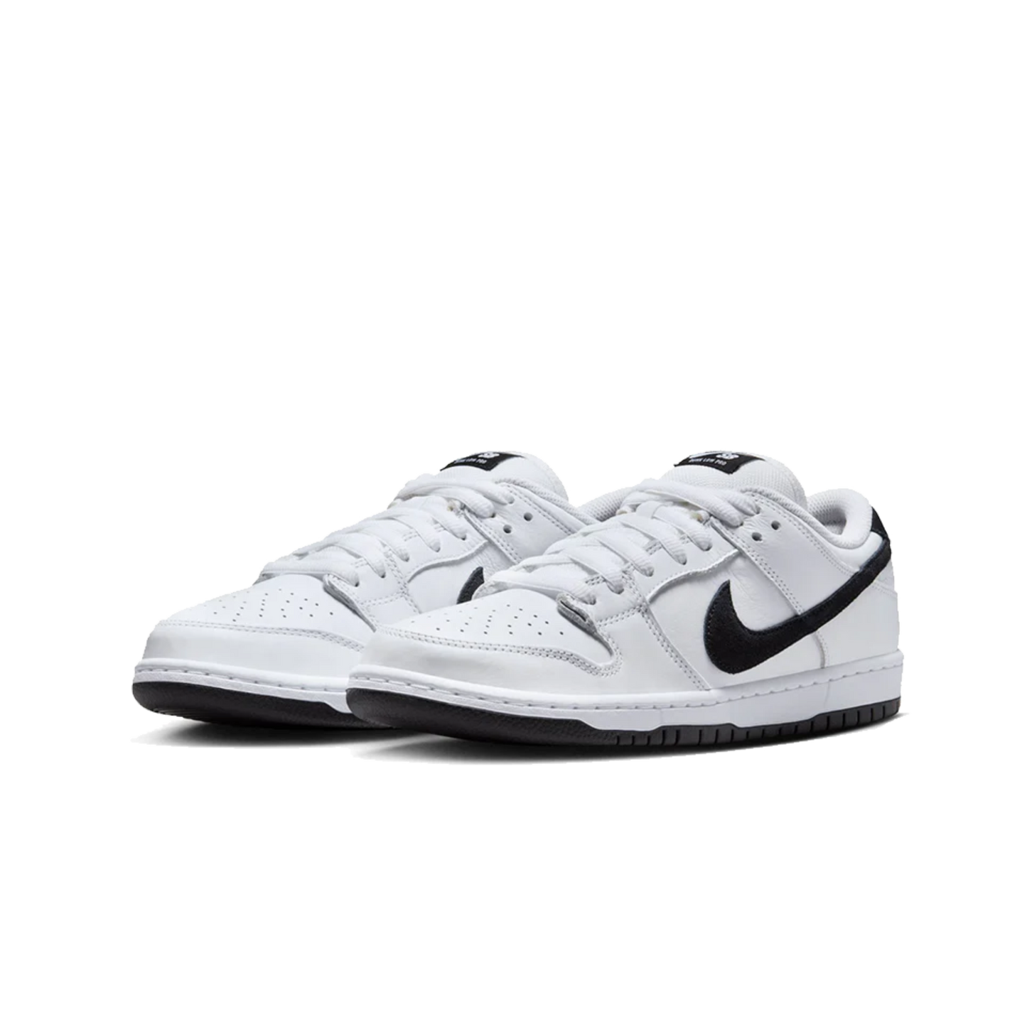 Nike SB - Dunk Low Pro - ( White / Black / White )