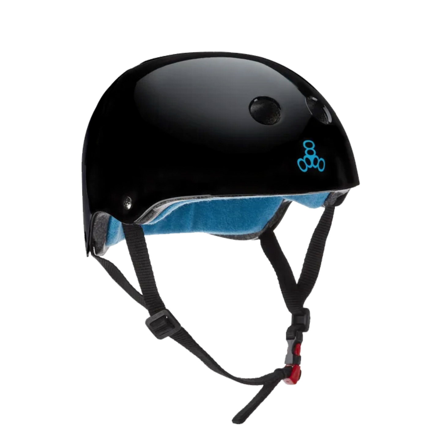 Triple Eight Sweatsaver Helmet - Gloss Black / Blue