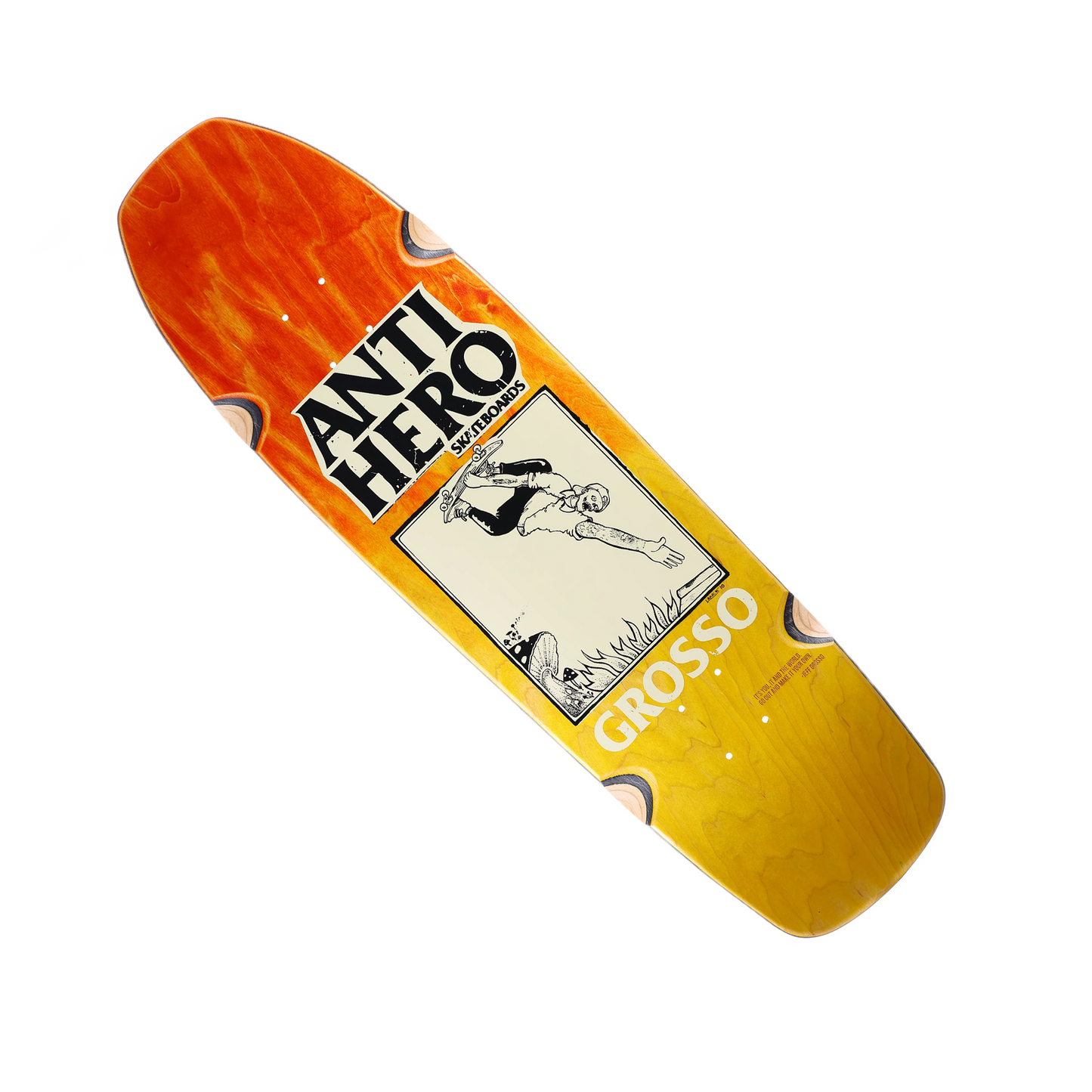 Anti Hero SSD 2025 Jeff Grosso "Hand Plant" Faded Woodgrain - 9.25