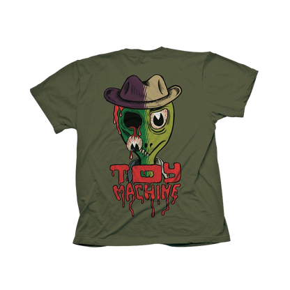 Toy Machine "Half N Half" Tee -  ( Army )