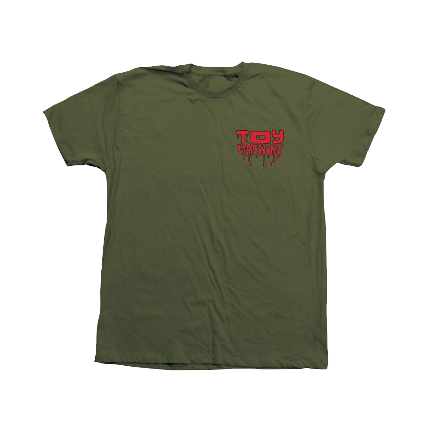 Toy Machine "Half N Half" Tee -  ( Army )