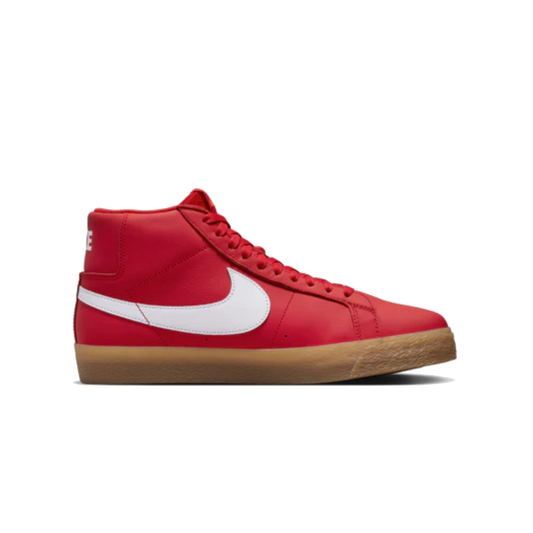 Nike SB - Orange Label Blazer Mid - ( Red Leather / White )