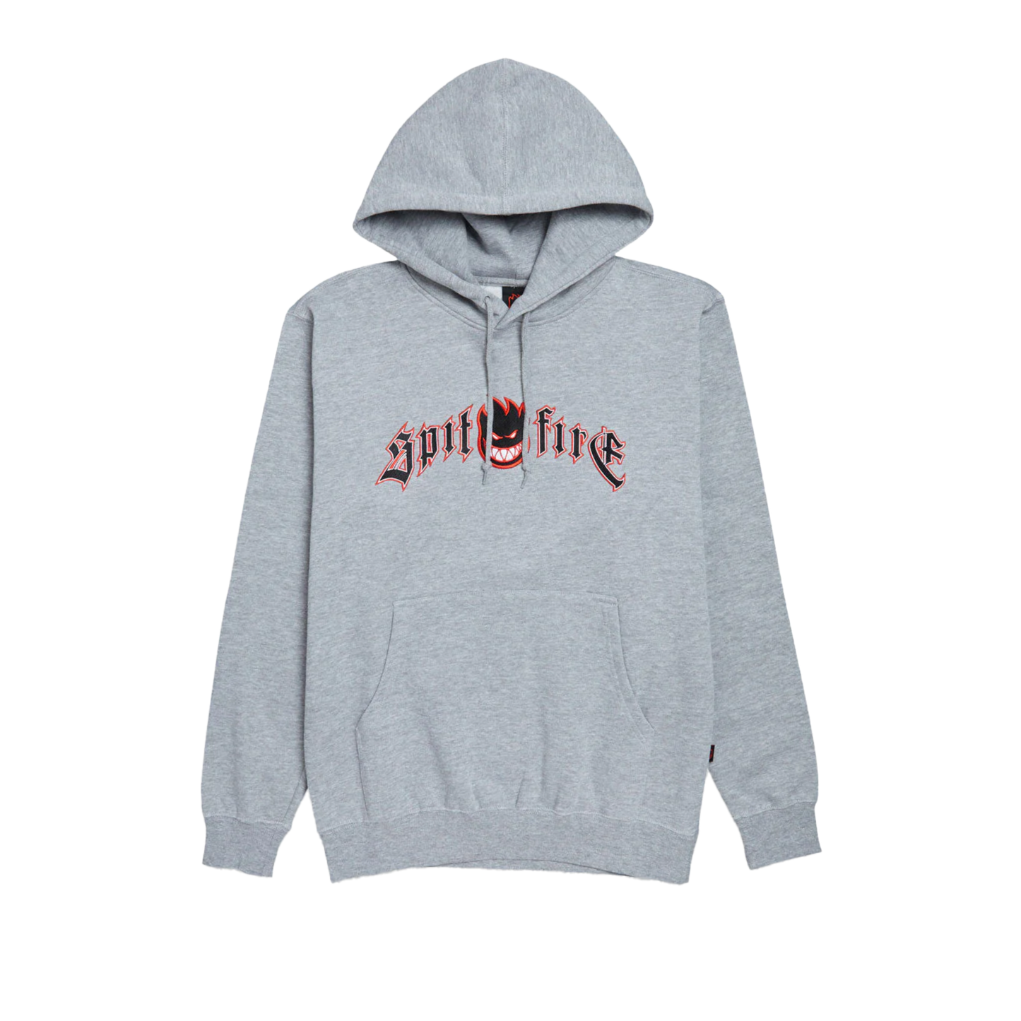 Spitfire "Immortal Fire" Embroidered Hoodie - Heather Grey