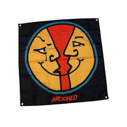 Krooked Moonface Banner - Lavender