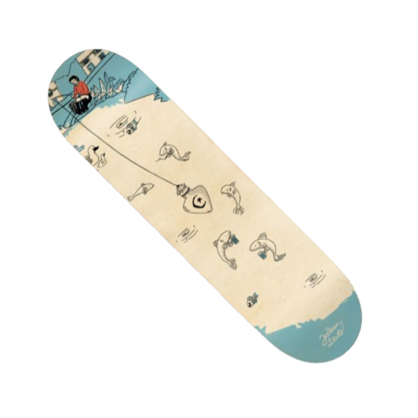 Foundation Julian Lewis "Fishing" Deck - 8.38