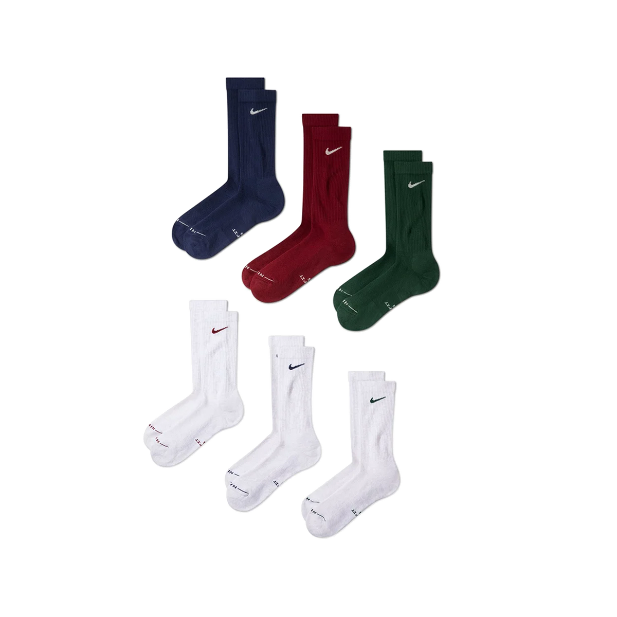 Nike SB - Socks - 6 Pair Pack ( Multi-Color )