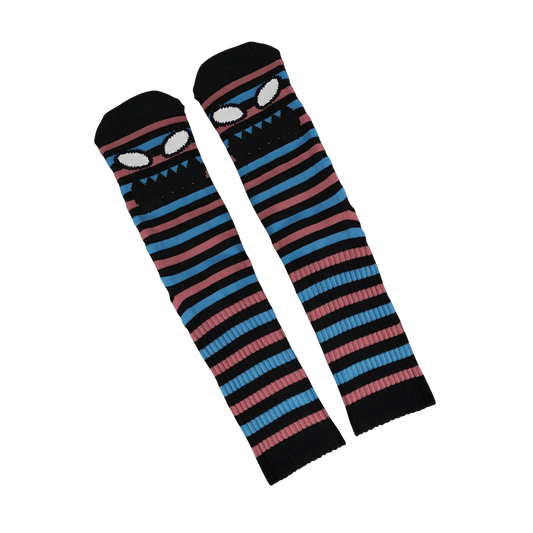 Toy Machine Socks - Monster Mini Stripe Blue