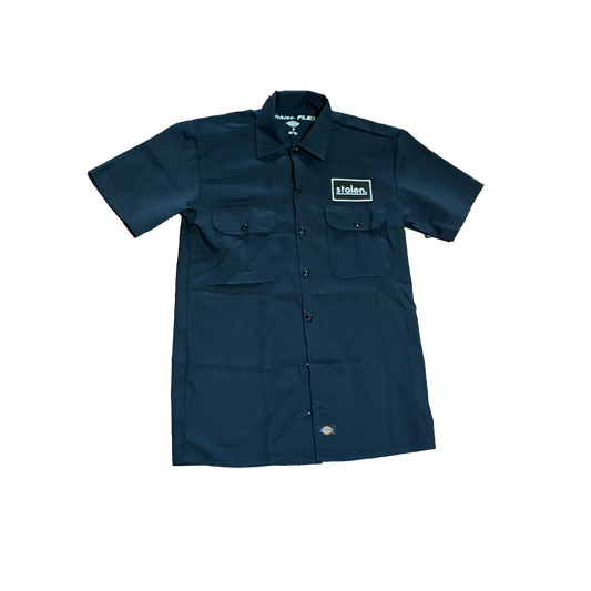 Stolen x Dickies Work Shirt - ( Navy )