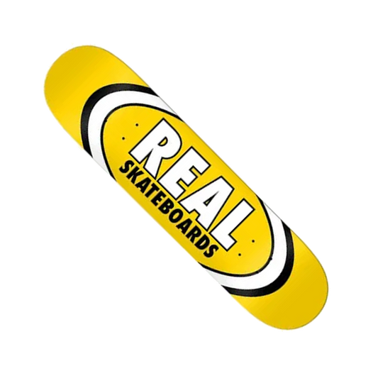 Real "Classic Oval - Yellow" Deck - 8.0
