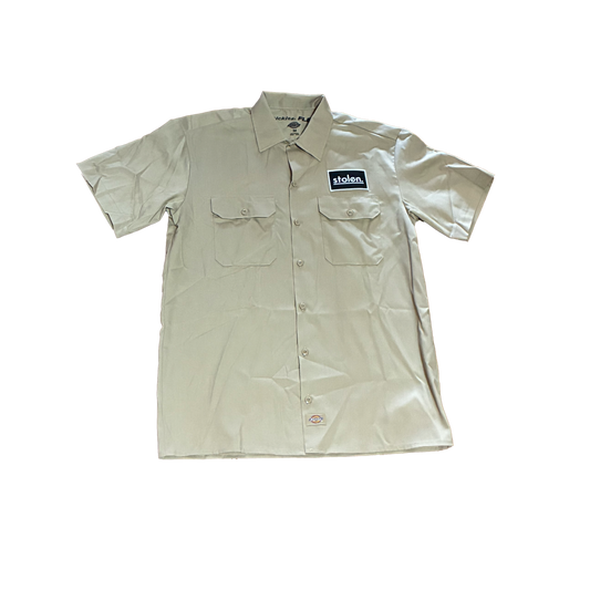 Stolen x Dickies Work Shirt - ( Desert Sand )