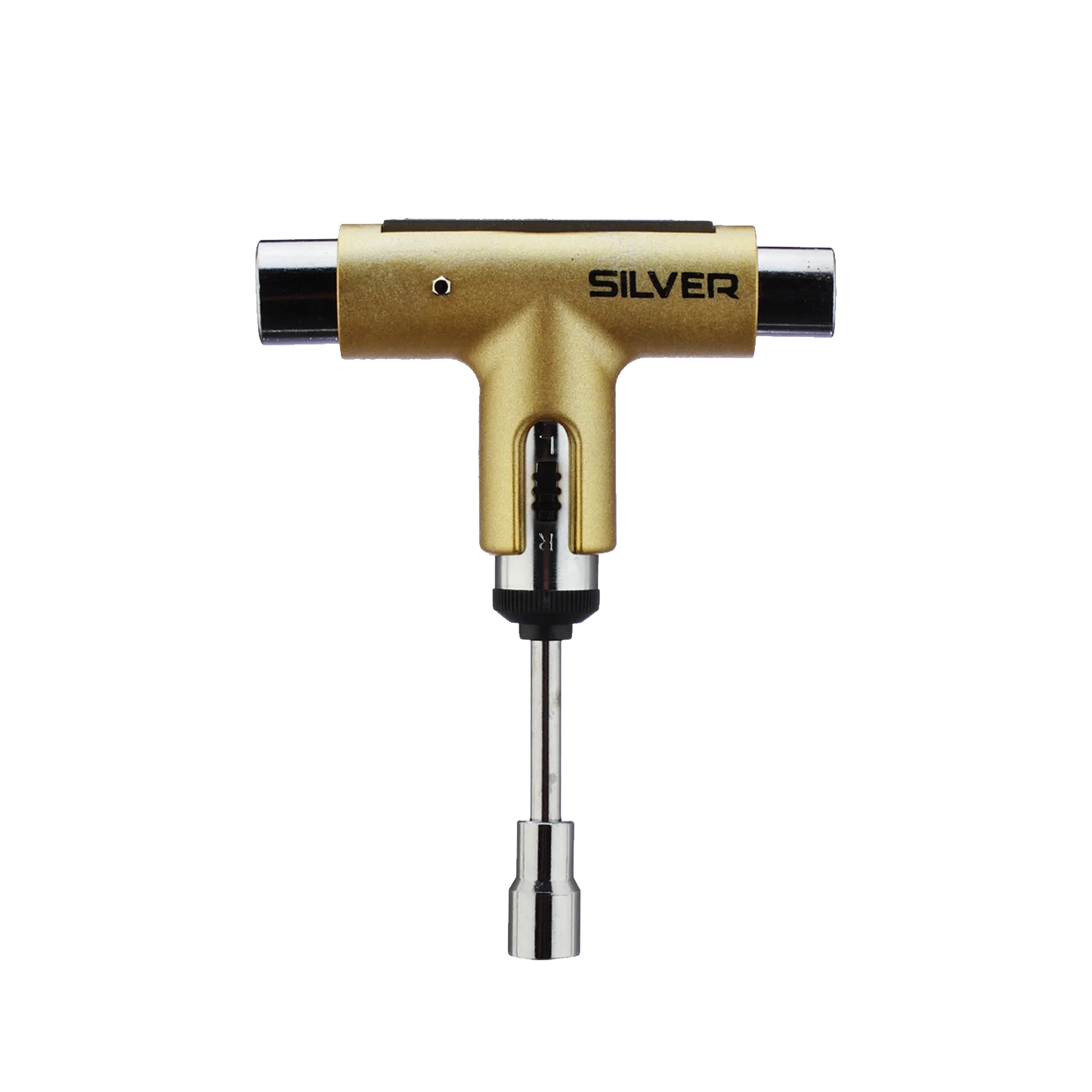 Silver Ratcheting Skate Tool - Gold