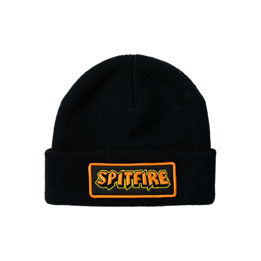 Spitfire Hellfire Cuff Beanie - ( Black )