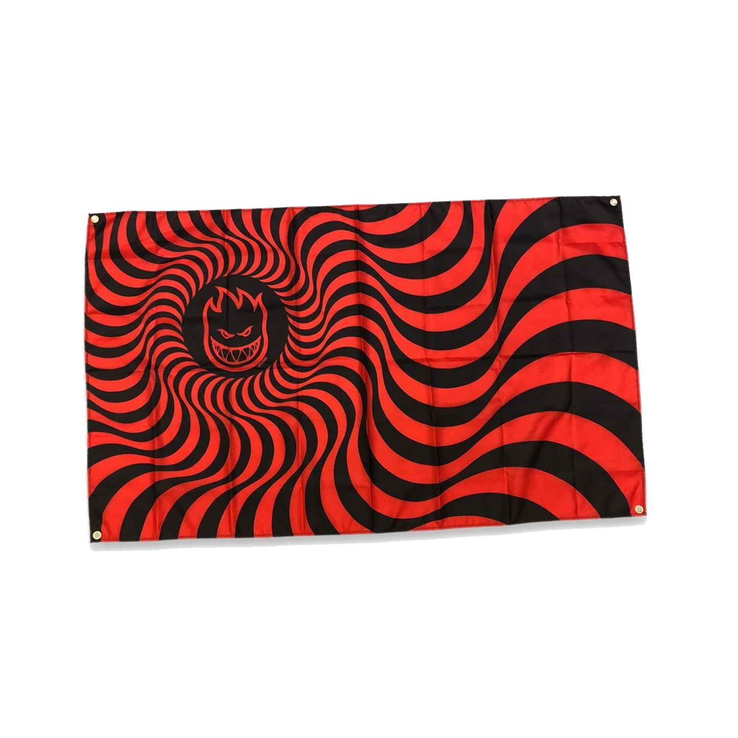 Spitfire Bighead Swirl Banner - Red / Black