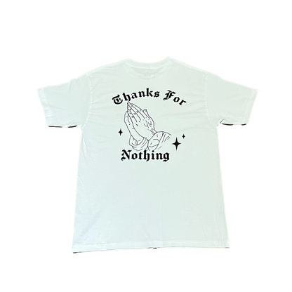 Designer Trash "Thanks for Nothing" Tee - ( White )