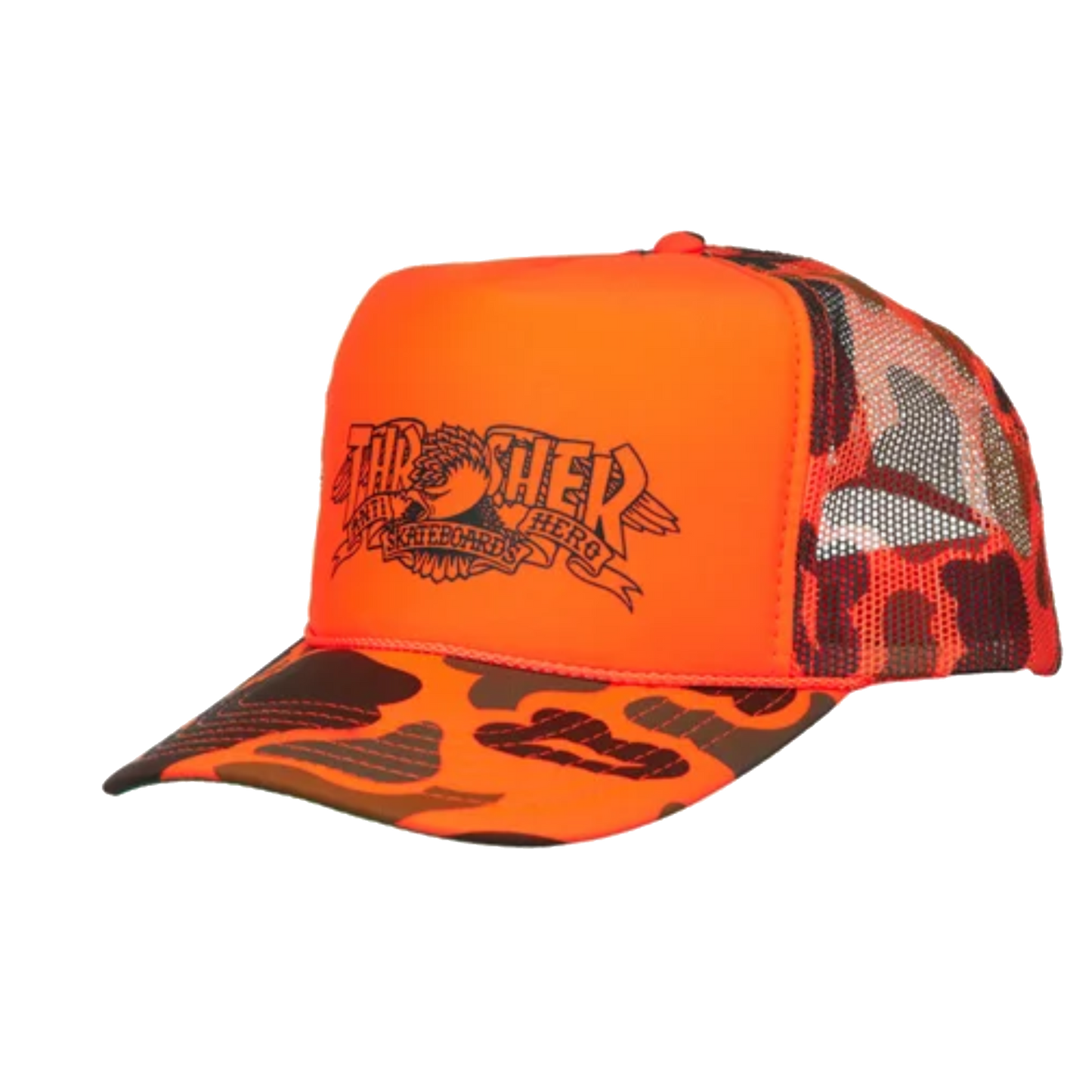 Thrasher X Anti Hero "Mag Banner" Trucker Hat