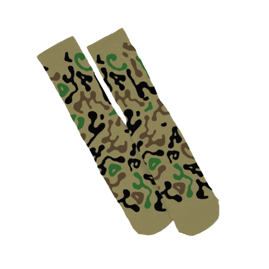 Toy Machine Socks - Camo - Khaki