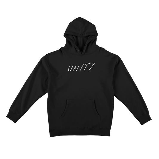 Unity Embroidery Hoodie - Black