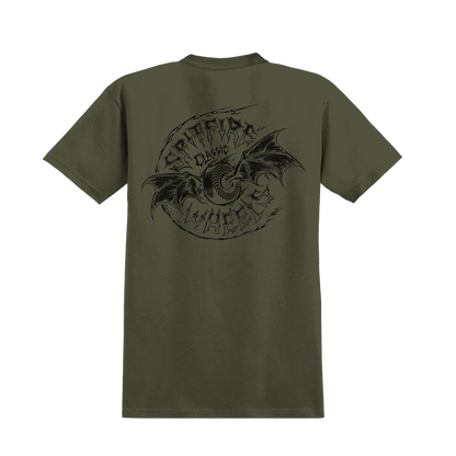 Spitfire Batwing Classic Tee - ( Military Green )