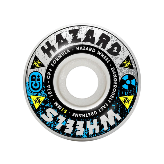 Hazard "High Risk CP+" Radial Shape 101A Duro Wheels - 51mm - SET - ( Blue )
