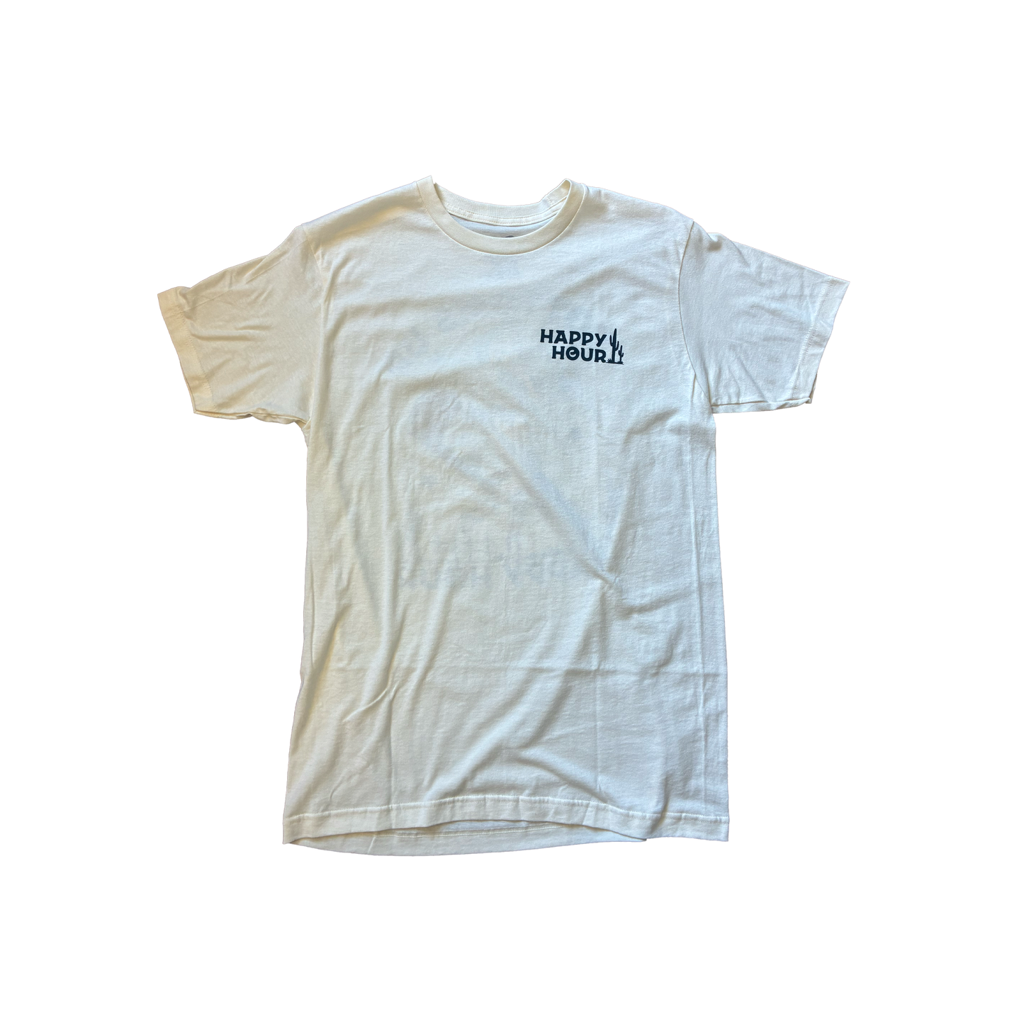 Happy Hour Bottoms Up Tee - ( Natural )