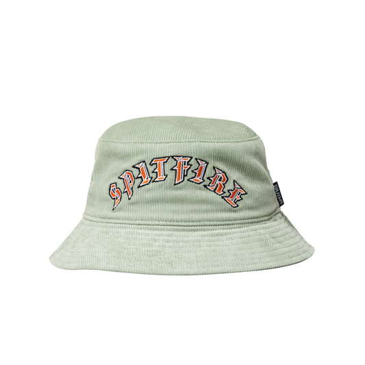 Spitfire Old E Arch Bucket Hat - ( Grey / Red )