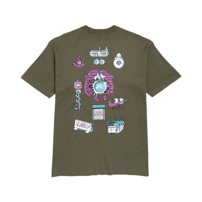 Nike SB Max90 Characters T-Shirt - (Olive)