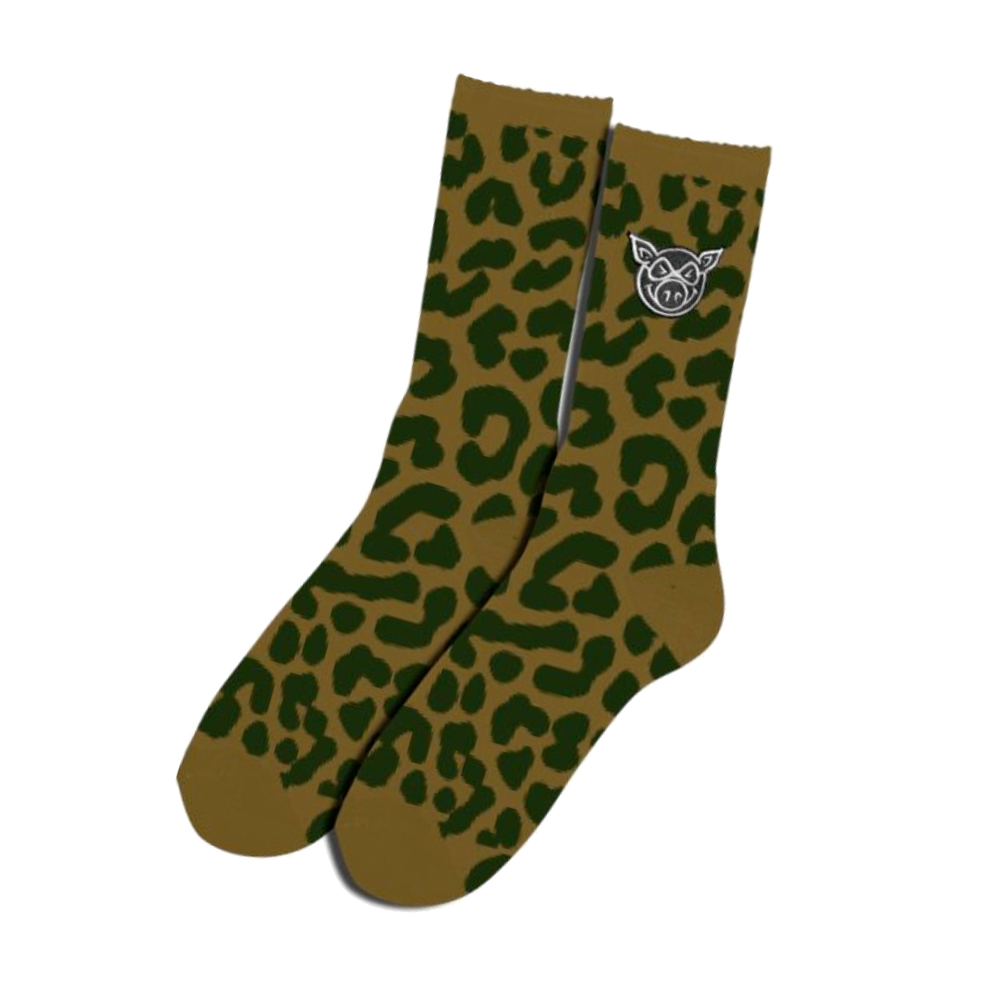 Pig Socks - Leopard Brown