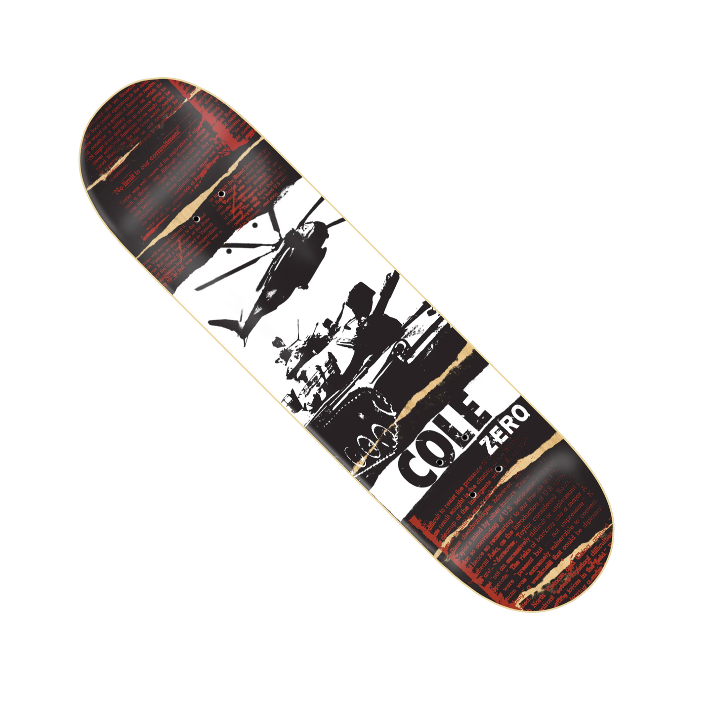 Zero Skateboards Chris Cole "War" Deck - 8.25