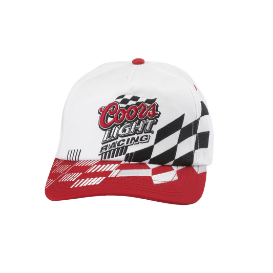 American Needle - Coors Light Racing Snapback Hat - ( White / Red )