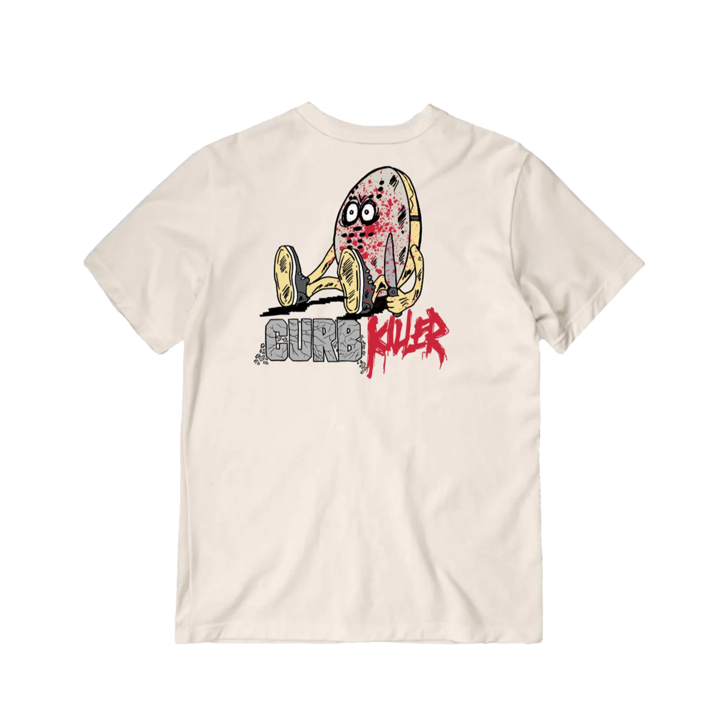 Slappy Curb Killer Tee - Natural