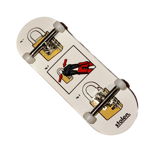 Stolen "How to Cut a Lock" Fingerboard Complete - 34mm
