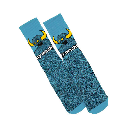 Toy Machine Socks - Furry Monster Blue
