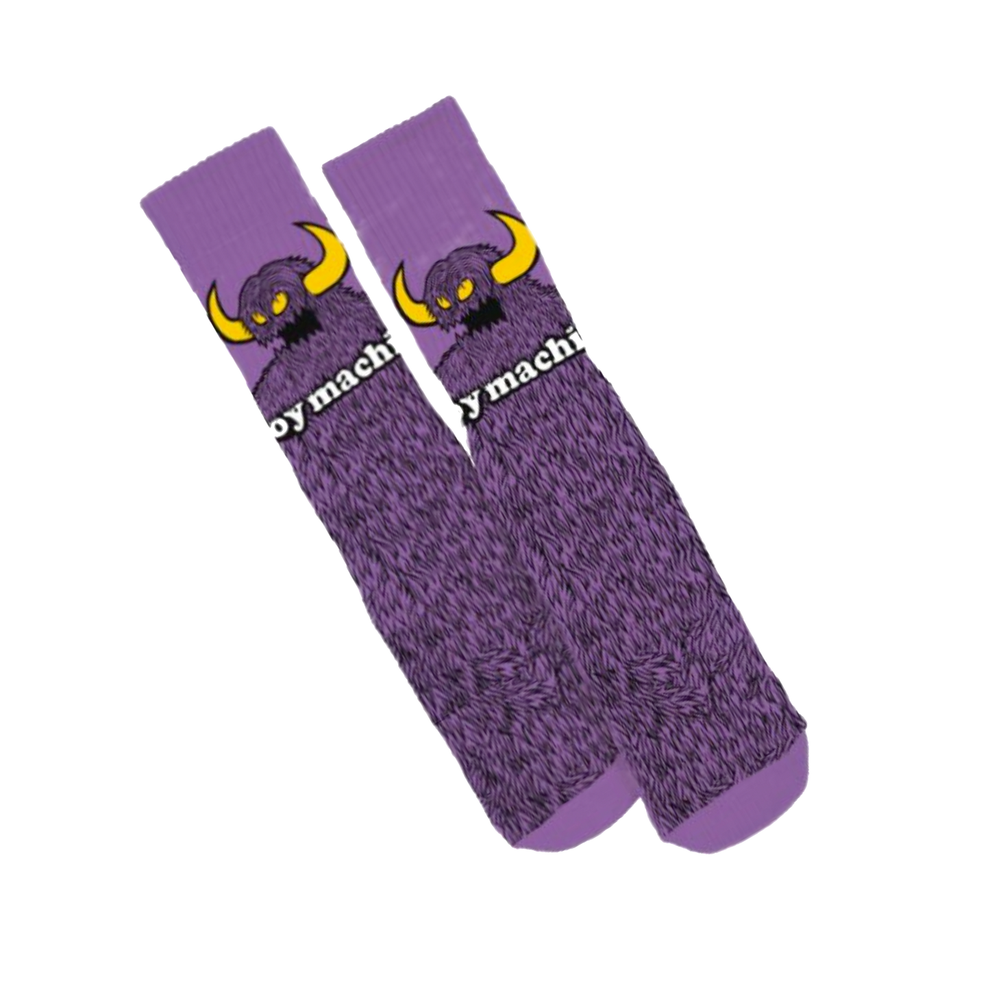 Toy Machine Socks - Furry Monster Purple
