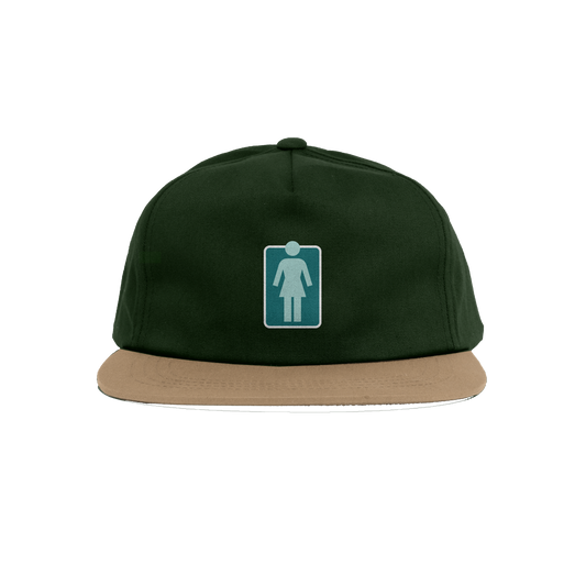 Girl "OG Lovers" 5 Panel Hat - ( Forest Green )