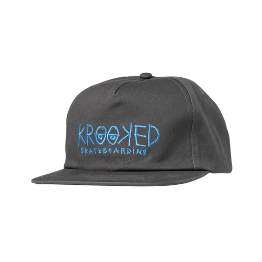 Krooked "Krooked Eyes" Snapback -Silver/Blue