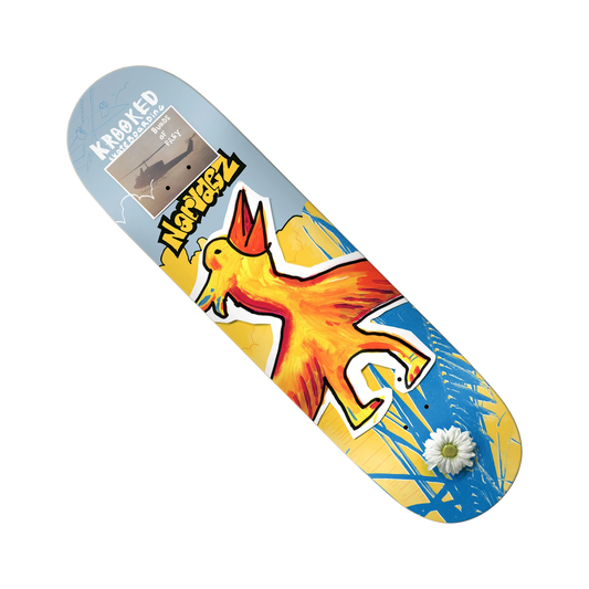 Krooked Sam Navarez "Burds" Deck - 8.38