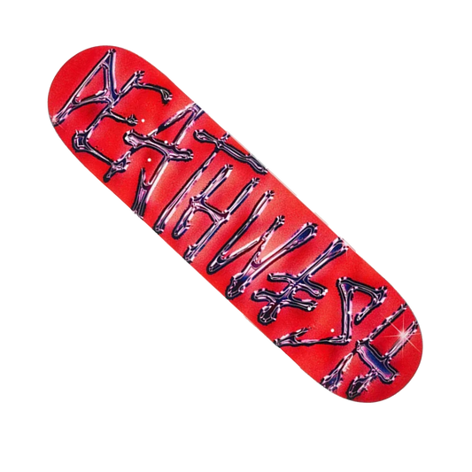 Deathwish Skateboards "OG Spray Chrome" Deck - Red - 8.38