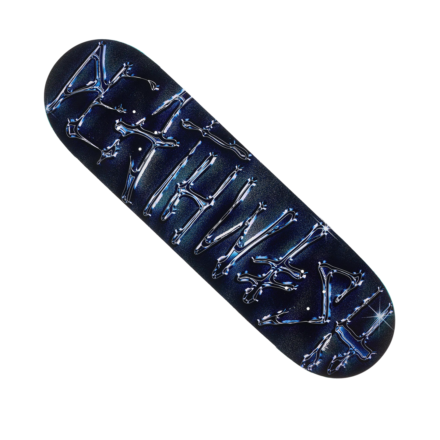 Deathwish Skateboards "OG Spray Chrome" Deck - Black - 9.0