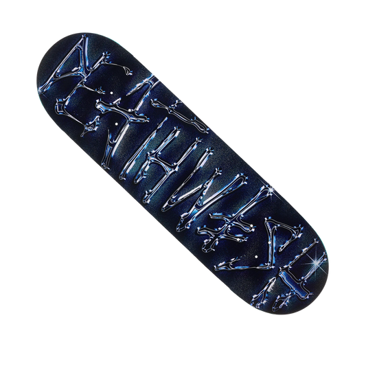 Deathwish Skateboards "OG Spray Chrome" Deck - Black - 9.0