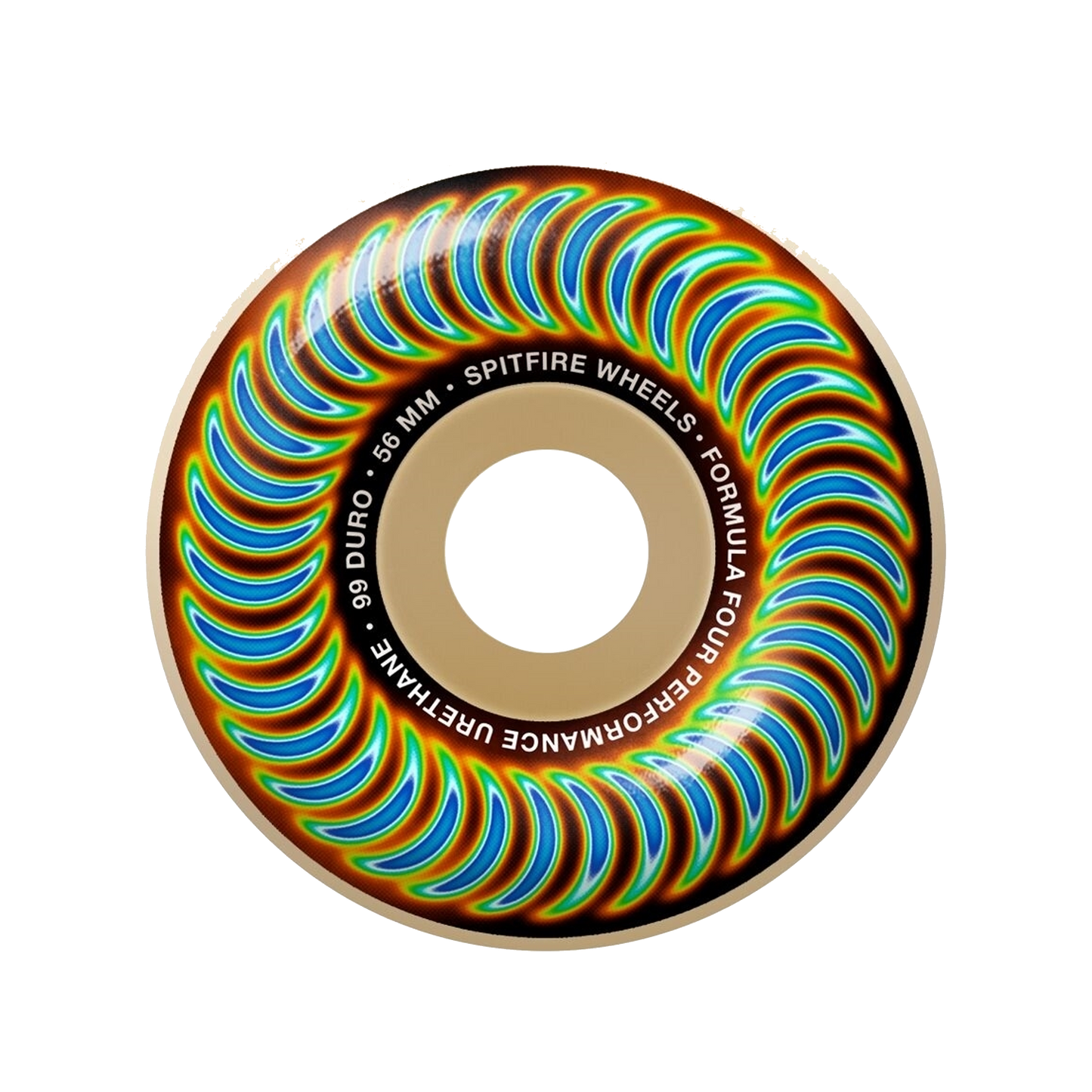 Spitfire Radioactive Formula Four Classic Wheels 99 Duro - 56mm -  SET