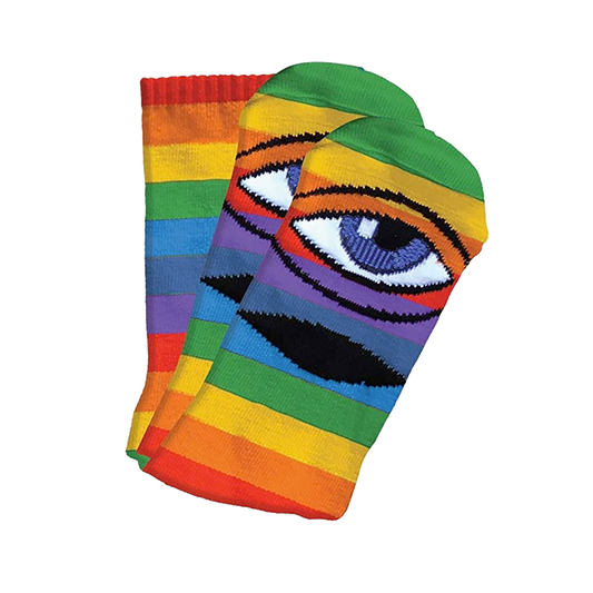 Toy Machine Socks - Sect Eye Rainbow