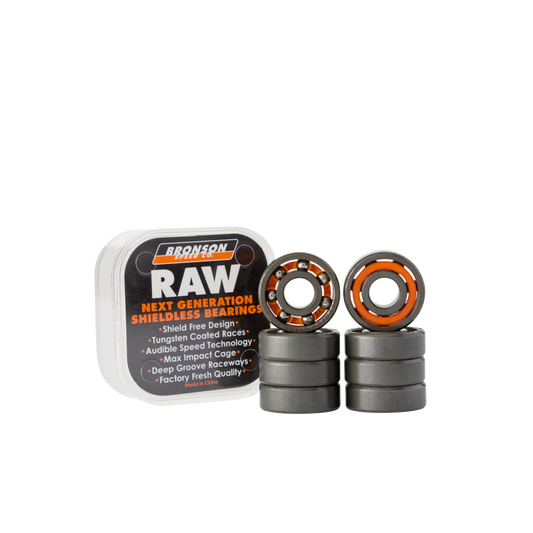 Bronson RAW Bearings - 8 Pack