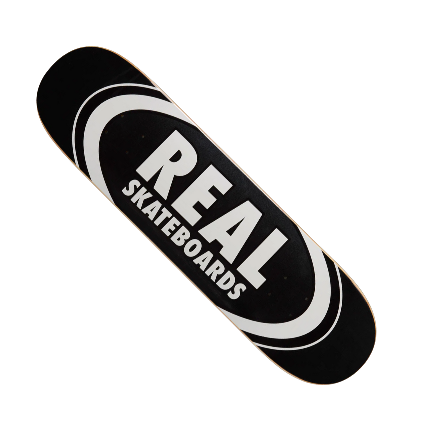 Real "Classic Oval - Black" Deck - 8.25