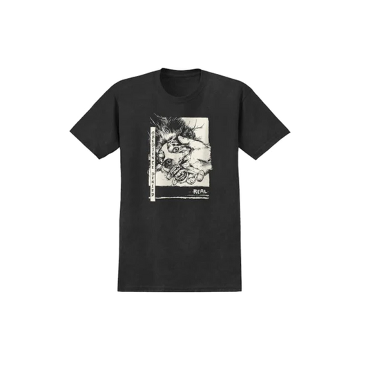 Real "Obedience Denied" Tee - Pepper Black Dye