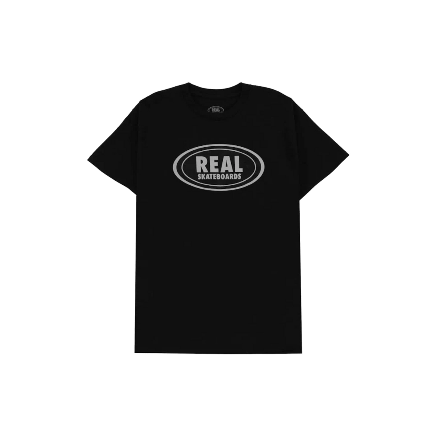 Real "Oval" Tee - Black