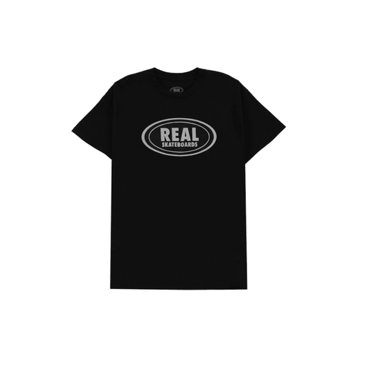 Real "Oval" Tee - Black