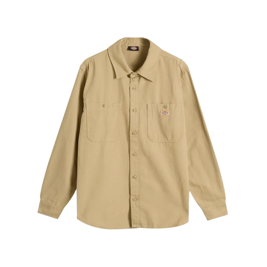 Dickies - Canvas Long Sleeve Shirt - ( Desert Sand )