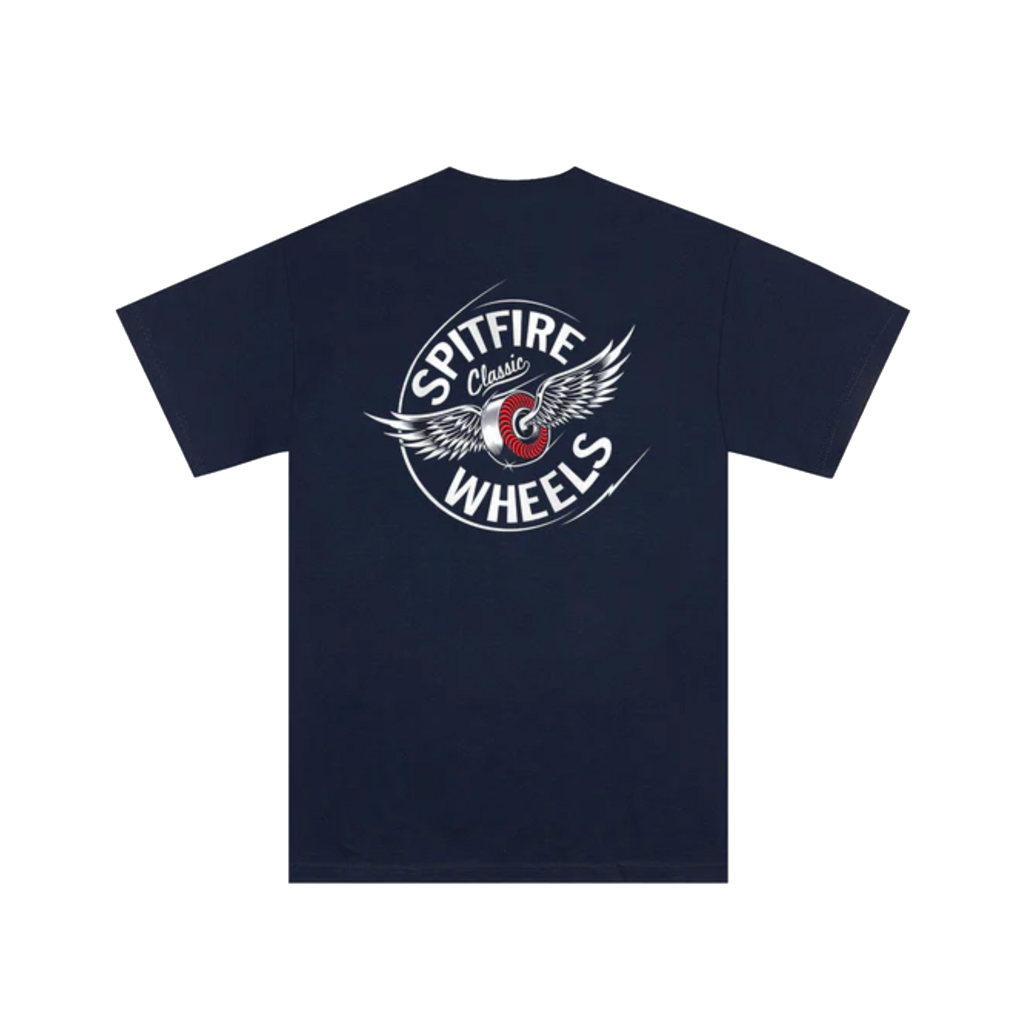 Spitfire Flying Classic Tee - Navy / White / Red